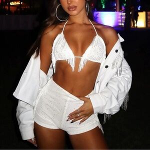 White Fox Fall For You Top- White